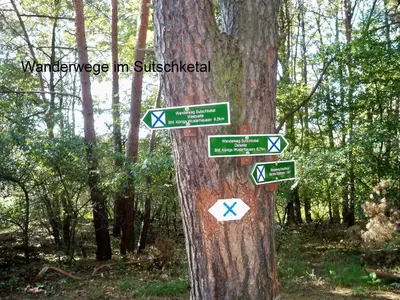 Naturlandschaft in der Nähe der Ferienwohnung