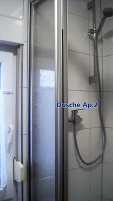 Ein Badezimmer in der Unterkunft Ferienappartements Am Weinberg