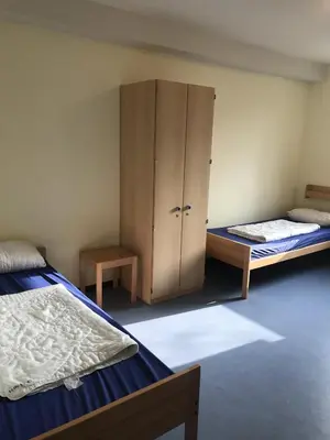 Ein Bett oder Betten in einem Zimmer der Unterkunft Jugendherberge Potsdam