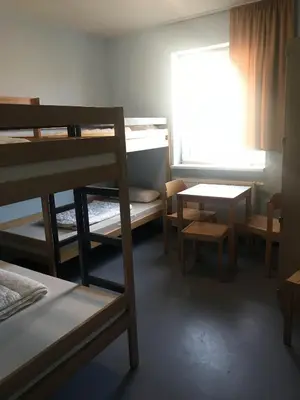 Ein Bett oder Betten in einem Zimmer der Unterkunft Jugendherberge Potsdam