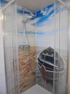 Ein Badezimmer in der Unterkunft Neues Vaterland