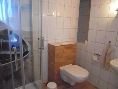 Ein Badezimmer in der Unterkunft Neues Vaterland