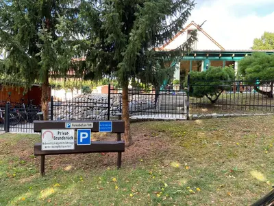 Ein Garten an der Unterkunft Ferienhof am Trift