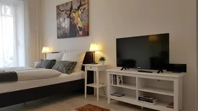 TV/Unterhaltungsangebot in der Unterkunft City Apartment, good location