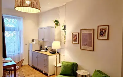 Küche/Küchenzeile in der Unterkunft Stylish & Cosy Apartment in Berlin, WiFi