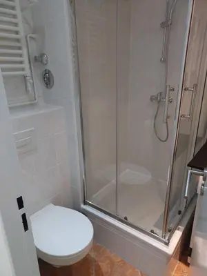 Ein Badezimmer in der Unterkunft Apartment Fancy