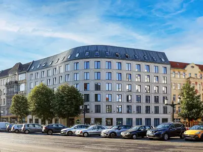 Das Gebäude in dem sich das Hotel befindet