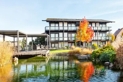 Ein Garten an der Unterkunft Hotel My Schildow