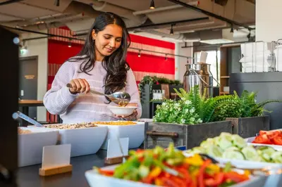Essen im Hotel oder in der Nähe