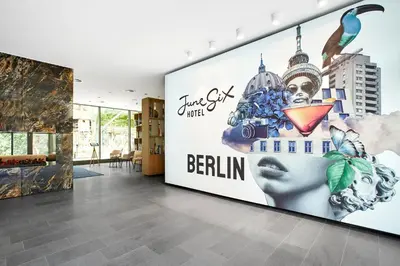 Grundriss der Unterkunft June Six Hotel Berlin City West