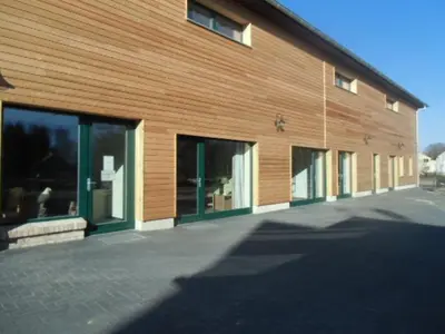 Das Gebäude in dem sich die Ferienwohnung befindet