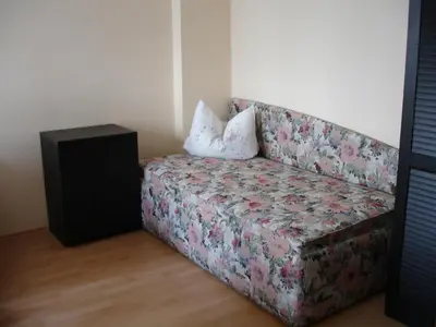 Ein Bett oder Betten in einem Zimmer der Unterkunft Ferienwohnung Schob