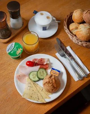 Essen im Hotel oder in der Nähe
