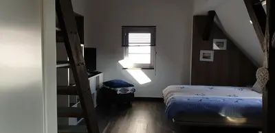 Ein Bett oder Betten in einem Zimmer der Unterkunft Gemütliche Idylle am Seddinsee