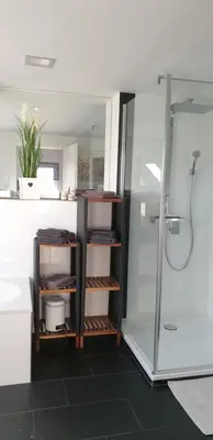 Ein Badezimmer in der Unterkunft Gemütliche Idylle am Seddinsee