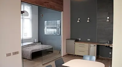 Ein Bett oder Betten in einem Zimmer der Unterkunft City Apartment (barrierefrei)