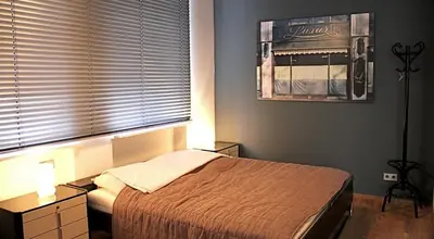 Ein Bett oder Betten in einem Zimmer der Unterkunft City Apartment (barrierefrei)