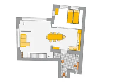 Grundriss der Unterkunft City Apartment (barrierefrei)