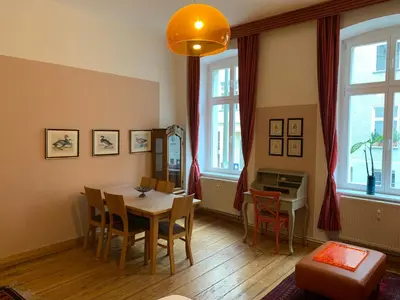 Ein Sitzbereich in der Unterkunft Apartments Mitte-Inn Berlin