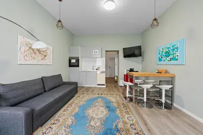 TV/Unterhaltungsangebot in der Unterkunft primeflats - Apartment Langhans Berlin-Weißensee