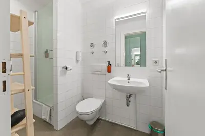 Ein Badezimmer in der Unterkunft primeflats - Apartment Langhans Berlin-Weißensee