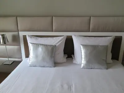 Ein Bett oder Betten in einem Zimmer der Unterkunft Berlinapartments-Downtown