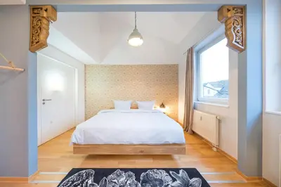 Ein Bett oder Betten in einem Zimmer der Unterkunft Design Apartments - 