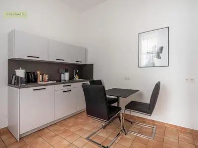 Küche/Küchenzeile in der Unterkunft Apartment Berlin Paul-Robeson-Straße