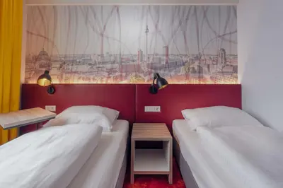 Ein Bett oder Betten in einem Zimmer der Unterkunft Campanile Berlin Brandenburg Airport