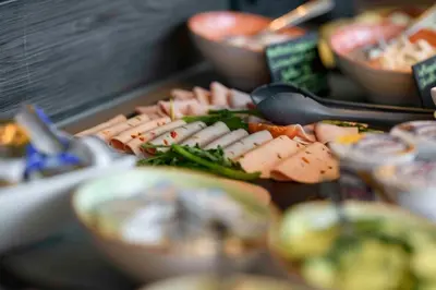 Essen im Hotel oder in der Nähe