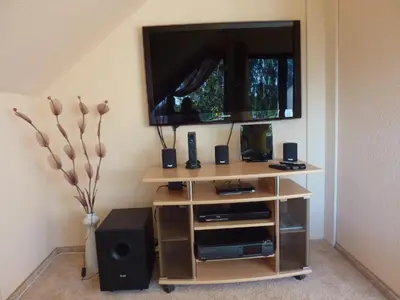 TV/Unterhaltungsangebot in der Unterkunft Ferienwohnung am Stadtrand von Berlin