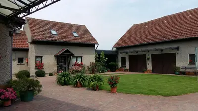 Ein Garten an der Unterkunft Ferienhaus Carola