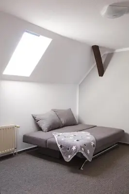 Ein Sitzbereich in der Unterkunft Ferienhaus Carola