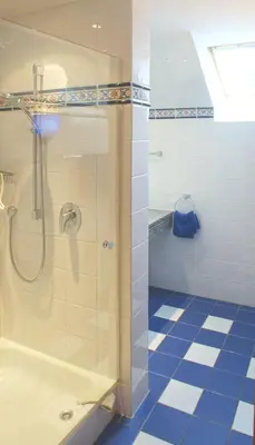 Ein Badezimmer in der Unterkunft Ferien in Himmelpfort