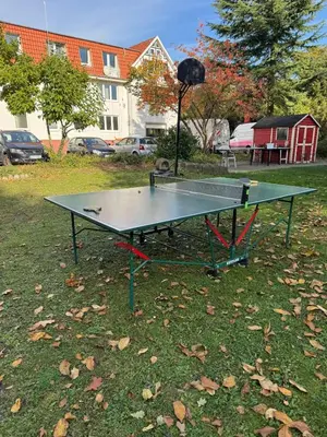 Tischtennis in der Unterkunft Moderne Wohnungen im Dachgeschoss oder in der Nähe