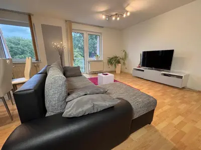 TV/Unterhaltungsangebot in der Unterkunft Moderne Wohnungen im Dachgeschoss