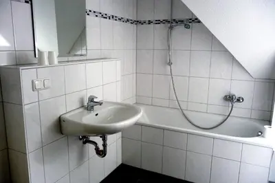 Ein Badezimmer in der Unterkunft Ferienwohnung-Sonnenparadies-Wandlitz