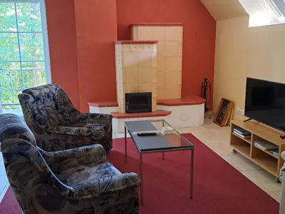 TV/Unterhaltungsangebot in der Unterkunft Ferienwohnung-Sonnenparadies-Wandlitz