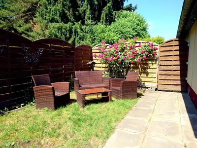 Ein Garten an der Unterkunft house46-1