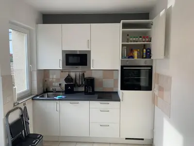 Küche/Küchenzeile in der Unterkunft Lovely Hohen Neuendorf