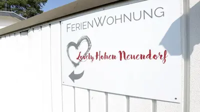 Ein Zertifikat, Auszeichnung, Logo oder anderes Dokument, das in der Unterkunft Lovely Hohen Neuendorf ausgestellt ist