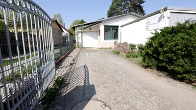 Das Gebäude in dem sich die Ferienwohnung befindet