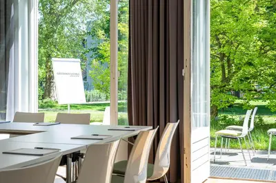 Ein Garten an der Unterkunft Gästehaus Lazarus