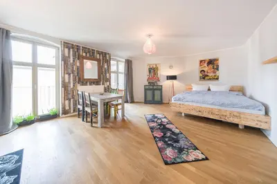 Ein Bett oder Betten in einem Zimmer der Unterkunft Design Apartments - 
