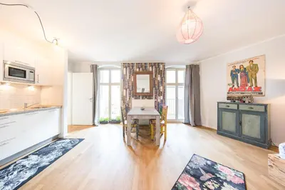 Ein Sitzbereich in der Unterkunft Design Apartments - 
