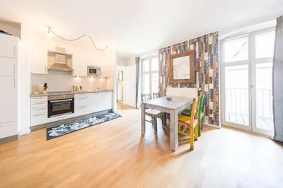 Küche/Küchenzeile in der Unterkunft Design Apartments - 