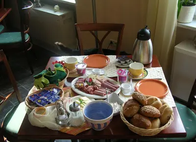 Essen in der Pension oder in der Nähe