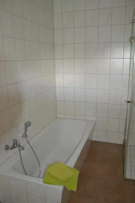 Ein Badezimmer in der Unterkunft Adebarsoase