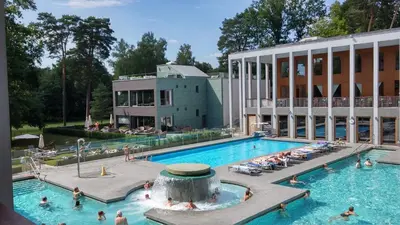 Der Swimmingpool an oder in der Nähe von Seeblick III