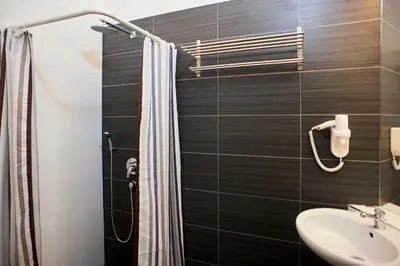 Ein Badezimmer in der Unterkunft Goldmarie